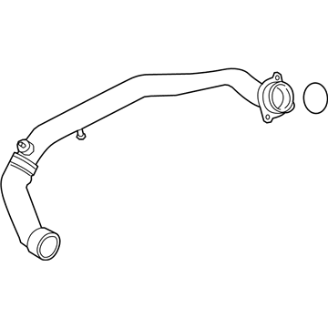 BMW 11-53-7-584-630 Engine Coolant Hose