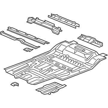 Honda 65200-SJC-A02ZZ Panel Sub, Floor