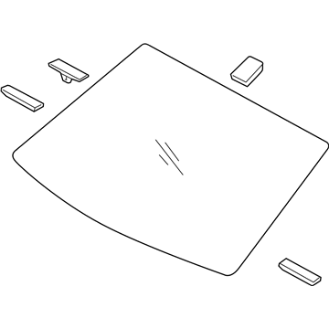 Hyundai 86110-3V270 Windshield Glass Assembly