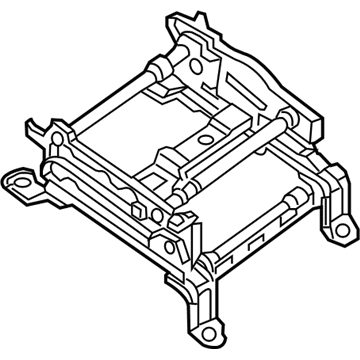 Nissan 87420-1PA0A Dvice & Slide Assy-Front Seat Outer, RH