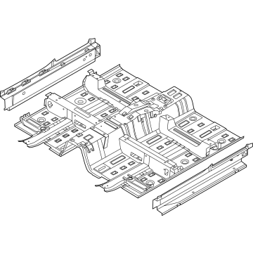 Kia 65100Q5000 Panel Assembly-Floor, Ctr