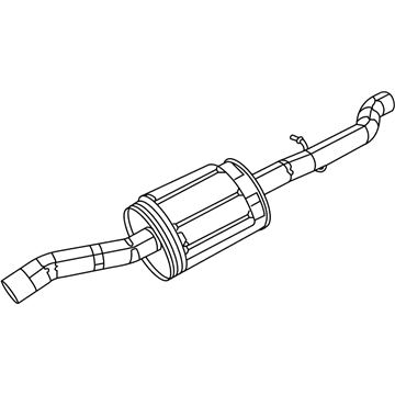 Mopar 68030988AA Exhaust Muffler