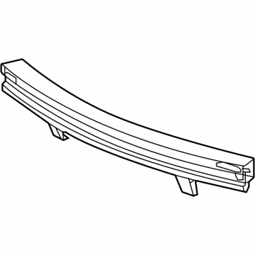 Acura 71530-TYA-A00 Beam Complete, Rear Bumper