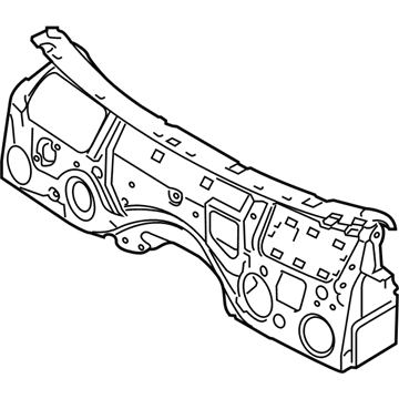 BMW 51-48-7-398-081 SOUND INSULAT., SPLASH WALL