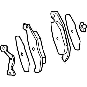 Mopar 5018208AA Rear Pads Brake