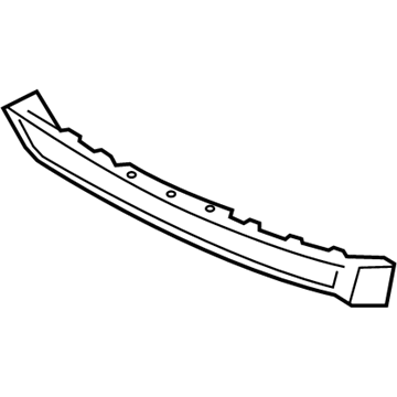 Acura 71504-TK4-A00 Garnish, Rear Bumper (Lower)