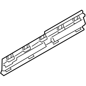 BMW 51-77-7-332-331 Supporting Strip, Side Sill, Middle Left