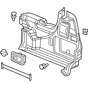 GM 39015695 Trunk Side Trim