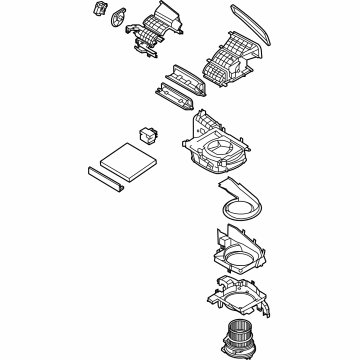 Kia 97207P4510 Blower Unit