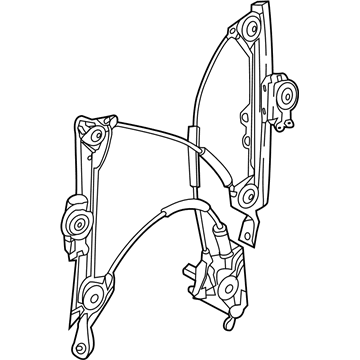 BMW 51-35-8-494-806 Rear Right Window Regulator