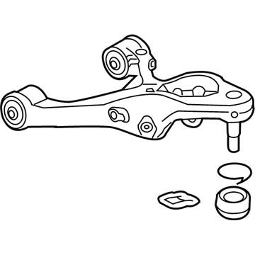 Acura 52520-TY2-A02 Arm, Left Rear (Upper)