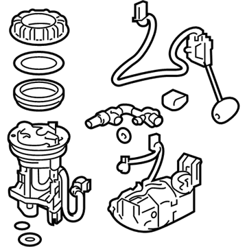 Honda 17045-TP7-A10 Module Set, Fuel Pump