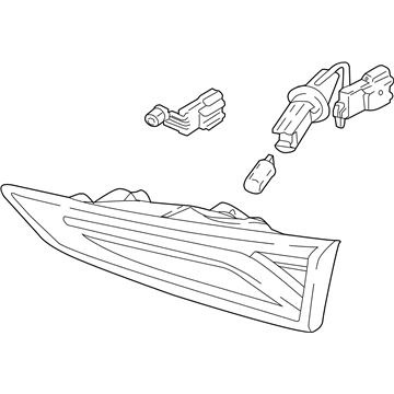 Hyundai 92404-J9000 Lamp Assembly-Rear Combination Inside, RH