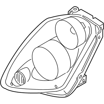 Infiniti 26015-AC700 Headlamp Housing Assembly, Right