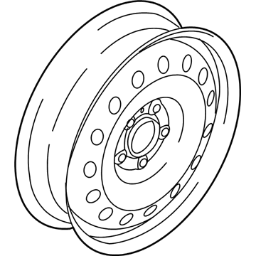 Kia 52910E4150 Wheel Assembly