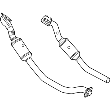 Mopar 68410804AB Exhaust Pipe