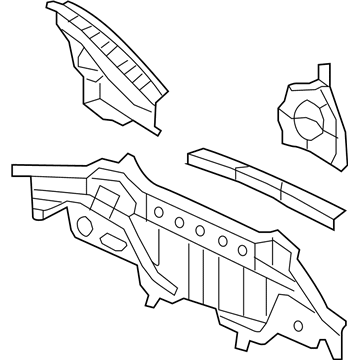 Honda 66100-SVA-A00ZZ Panel, RR.