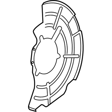 Mopar 52090433AC Shield-Splash