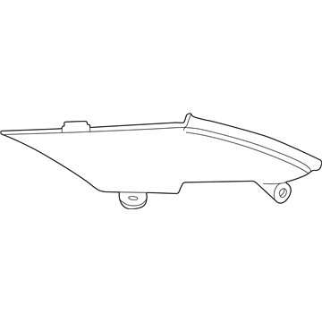 BMW 51-13-8-400-152 Trim Panel Column, Rear Right