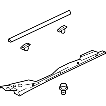 Honda 74157-TVA-A00 Garnish Assy., L. FR. Fender