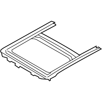 Nissan 91350-JM01A Rail Assy-Sunroof