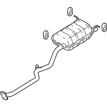 Hyundai 28700-26700 Tail With Muffler Pipe