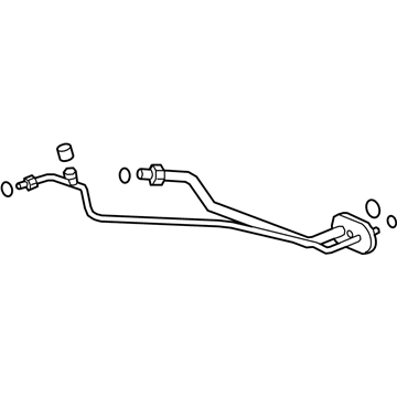 Honda 80320-TR3-A01 Pipe, Air Conditioner