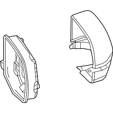 Acura 76255-TZ6-Y01ZA Housing Set (Dark Cherry Pearl)