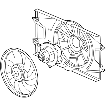 GM 19417092 Fan Shroud