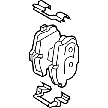 BMW 34-21-6-893-228 Rear Brake Pads