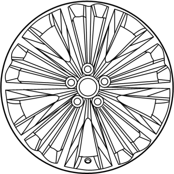 Toyota 4261A-0E140 Wheel, Alloy