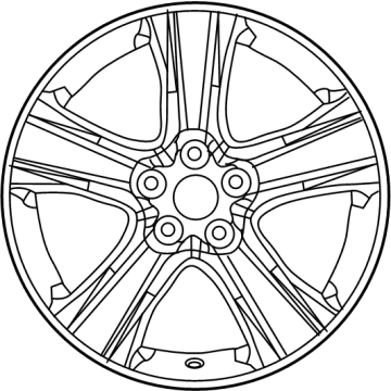 Toyota 42611-0E510 Wheel, Alloy