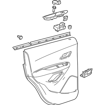 GM 95427424 Door Trim Panel