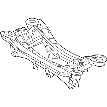 Lexus 51206-75021 Member Sub-Assembly, Rear