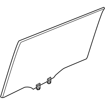 Honda 73400-TK8-A00 Glass Assy., R. Slide Door (Privacy)(Agc)