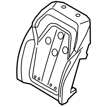 BMW 52-10-8-067-029 FOAM ELEMENT, COMFORT B-REST