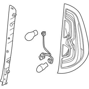 Kia 92401E4010 Lamp Assembly-Rear Combination