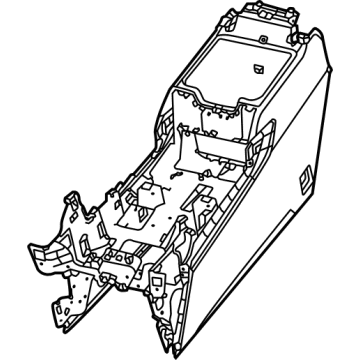 Mopar 7HA73TX7AB CONSOLE-FLOOR CONSOLE