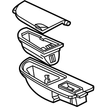 Lexus 74130-50030 Receptacle Assy, Rear Ash, RH