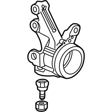 Honda 51210-S5A-J30 Knuckle, Right Front (Abs)