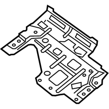 Nissan 87302-3JC9A Bracket-Connector