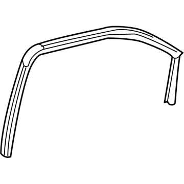 Mopar 55362096AH Seal-Front Door Glass Run