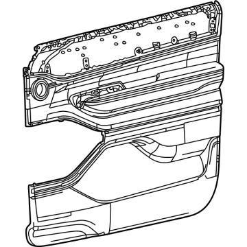 Mopar 7HM82SD4AA PANEL-FRONT DOOR TRIM