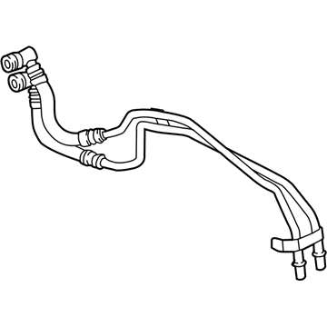 BMW 17-22-7-856-727 Transmission Oil Cooler Line