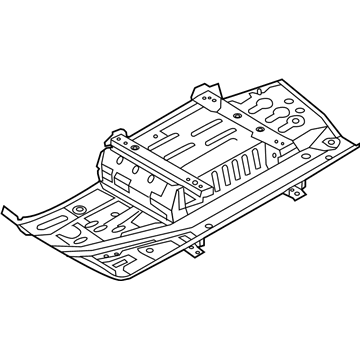 Nissan 74321-5SA0A Floor-Front, LH