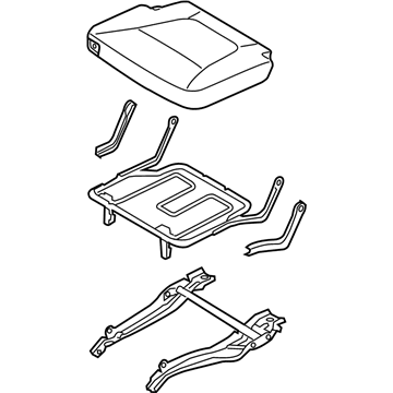 Kia 891001U600BD6 Cushion Assembly-2ND Seat