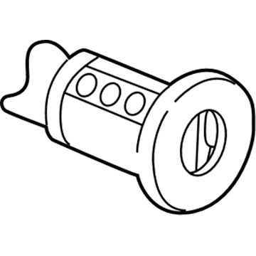 GM 15825371 Lock Cylinder