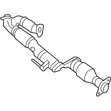 Nissan 20010-3JV0A Exhaust Tube Assembly, Front