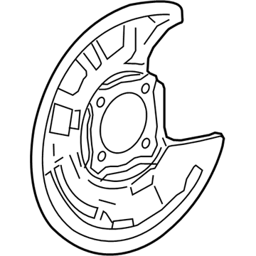 Infiniti 44151-5DE0A Splash Shield