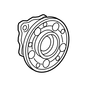 Infiniti 43202-5DE0A Rear Axle Hub Assembly